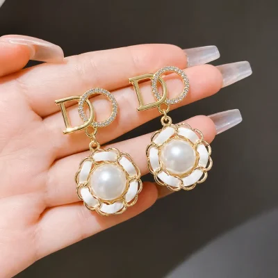 Elegant Ivory Accent Statement Earrings